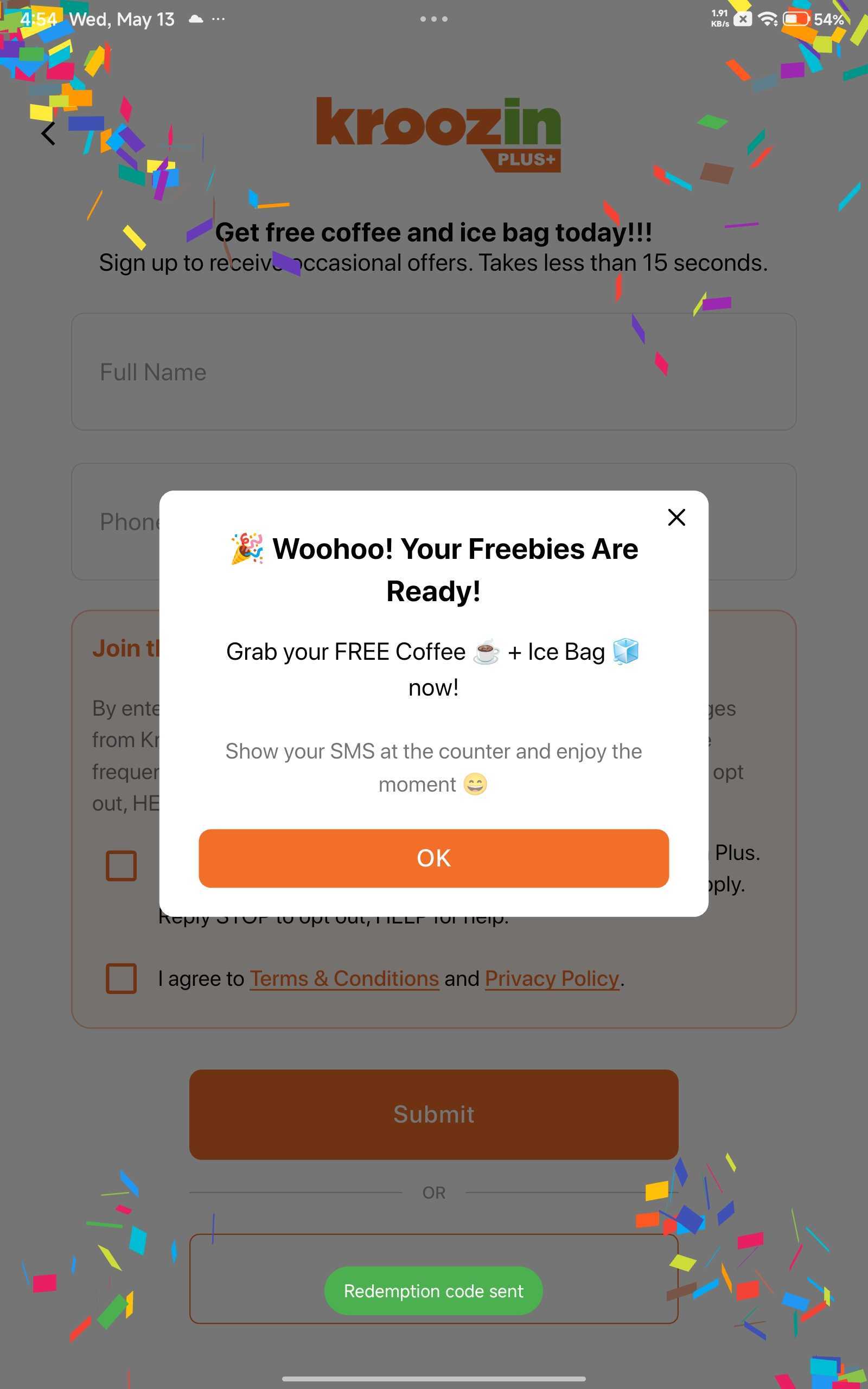 Step 4 — Submission confirmation
